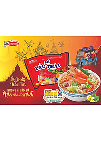 Thùng 30 Gói Mì Lẩu Thái Tôm Acecook (81g x 30 gói)