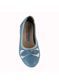 Giày trẻ em nữ Huy Hoàng da bò màu xanh HT7862