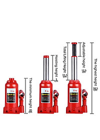 Kích Thủy Lực Cơ, Con Đội Thủy Lực Mini ABG (Loại 8 Tấn) Chuyên Dùng Để Kích Oto Nâng Vật Có Tải Trọng Nặng  - Hàng Chính Hãng