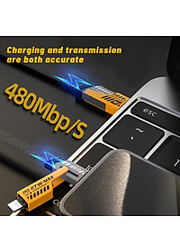 Cáp Sạc 4 Trong 1 đa năng dài 1 mét - công suất 65W, dùng cho nhiều dòng điện thoại 