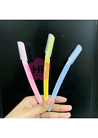 Dao Cạo Lông Mày Cán Dài Kai Pretty 01628-GA0053 (Set 3 cây)
