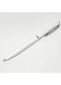 Bút Bi Kim Loại Nắp Vặn Cao Cấp Energel Thân Trắng Mực Xanh - Pentel Bl2007W-C