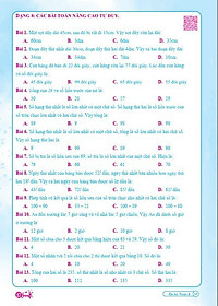 Bộ ÔN HÈ Lớp 2 (Toán + Tiếng Việt) - Dành cho học sinh lớp 2 lên lớp 3 - Theo chương trình SGK mới nhất