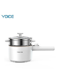 Nồi lẩu điện mini YOICE đa năng công suất 500W, 2 lớp chống bỏng bảo vệ đôi tay của bạn - YDZG1002 - HÀNG CHÍNH HÃNG