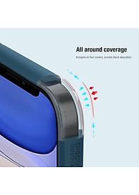 Ốp lưng cho iPhone 13 pro / 13 Pro Max / 14 Pro / 14 Pro Max hiệu Nillkin Frosted Shield Pro chống sống chống vân tay - Hàng nhập khẩu