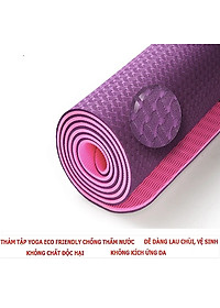 Thảm Tập YoGa TPE Cao Cấp 6 mm Loại Dày 2 Lớp GroFa - Chính Hãng