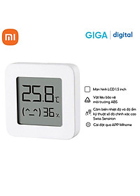 Nhiệt ẩm kế Xiaomi Mijia gen 2 (Mi Temperature and Humidity Monitor 2) - NUN4126GL - Bluetooth - Hàng Chính hãng