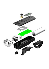 Đèn xe đạp siêu sáng cảm biến thông minh, chống nước Rhino L101 tự động điều chỉnh độ sáng theo môi trường, pin sạc, 4 chế độ sáng, pin từ 4-8 tiếng