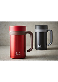 Ca Giữ Nhiệt Bằng Thép Không Gỉ Lock&Lock New Basic Table LHC4026 500ml - Hàng Chính Hãng Tặng Combo Ống Hút + Cọ Rửa