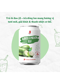 [Chính hãng] Lốc 6 Lon Bí Đao JJ (6 Lon x 300ml) - Thương hiệu Singapore