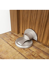 Chặn Cửa Nam Châm Inox 304 Dạng Đế Mỏng Hình Bán Nguyệt