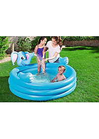 Bể Phao 3 Tầng Hình Voi Có Vòi Phun Nước Bestway 53048