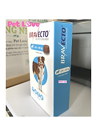 Bravecto diệt ghẻ, ve rận, bọ chét (chó 20 - 40kg)