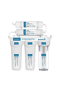 Bộ lọc nước uống công nghệ UF 5 cấp lọc by Scitech (Không dùng điện, không nước thải) - Hàng chính hãng