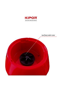 Máy xay sinh tố giá tốt KIPOR KP-S206 - Hai cối đa năng đa chế độ - Bảo vệ tự ngắt chống quá tải - Lưỡi dao inox siêu bền - Hàng chính hãng