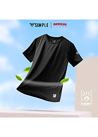 Áo Thể Thao Nam TSIMPLE thun nam tập gym ngắn tay vải thun lạnh thoáng mát, co giãn, chuẩn form nhiều màu