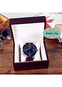 Hộp đựng đồng hồ bằng gỗ cao cấp sang trọng size 13*13*9 cm