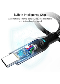 Nơi bán Dây Cáp Sạc Nhanh USB Type C to Type C 100W Dài 1.8M Chuyên Sạc iPhone 15, Macbook, Laptop, Smartphone CHOETECH XCC-1002-GY