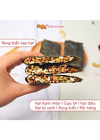 [COMBO 2 HỘP/4HỘP] Rong biển kẹp hạt dinh dưỡng Mailey - hỗ trợ ăn kiêng giảm cân, bánh ngũ cốc dinh dưỡng