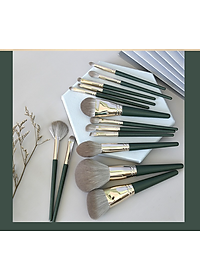 Bộ Cọ Trang Điểm 14Cây AW01 Cao cấp  + Hộp  đựng túi da bao đẹp