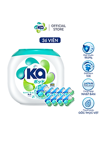 Hộp Viên Giặt Xả Đa Năng 4 Trong 1 KA Universal (36 Viên/ Hộp)