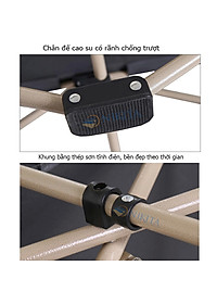 Giường xếp du lịch, vải bạt 3D chống thấm, chống bám bụi, xếp gọn kèm túi du lịch - NIKITA