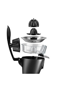 Máy Vắt Cam Tự Động Lock&Lock EJJ256BLK 85W Cần Gạt Đòn Bẩy Với Tay Cầm Mềm Dễ Sử Dụng - Hàng Chính Hãng Tặng Combo Ống Hút + Cọ Rửa