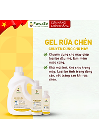 Gel rửa chén hữu cơ enzyme dứa dành cho máy Fuwa3e 2000ml/ 500ml – bảo vệ máy, làm mềm nước cứng