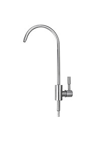 Vòi máy lọc nước R.O, NANO, UF nối nhanh SUS 304 - tặng kèm nối dây 6-6mm