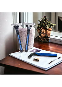 Dao Cạo Râu 2 Lưỡi Kép Kai 14666-Besty BSTX-2PF2 (Set 2 cây)