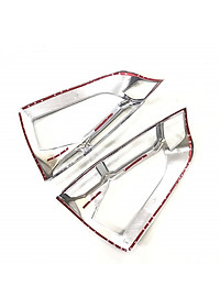 Bộ ốp trang trí viền đèn hậu (đèn sau) dành cho Nissan Navara 2016-2019 mạ Crom