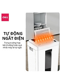 Máy Hủy Tài Liệu 16L Cao Cấp Deli - Máy Huỷ Giấy 16 Lít Phù Hợp Cho Bảo Mật Giấy Tờ Trong Doanh Nghiệp, Văn Phòng, Nhà Trường - Hàng Chính Hãng - ET051