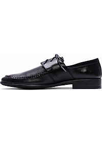 Giày Tây Nam Da Bò Huy Hoàng HT7109 - Đen