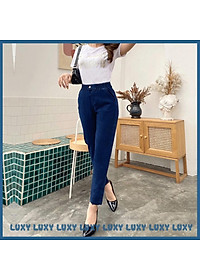 Quần jean nữ cạp chun co giãn 4 chiều LUXY V191 đủ size từ 40kg - 80kg