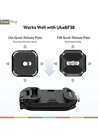 Ulanzi UKA07 - Bộ Kẹp Balo Máy Ảnh GoPro Tháo Nhanh, Bền Nhẹ 94g, Chịu Tải 10kg, Tương Thích Uka & F38 - Hàng Chính Hãng