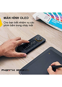 Điều Khiển Remote Xencelabs Quick Keys Không Dây Màn Hình OLED 40 Phím Tắt Và Vòng Dial - Hàng Chính Hãng