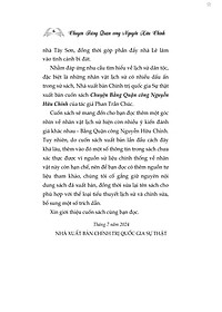 Chuyện Bằng Công Quận Nguyễn Hữu Chỉnh - bản in 2024