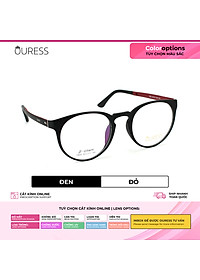 Gọng kính cận 1905 nhựa dẻo ultem thời trang nam nữ mắt kính OURESS