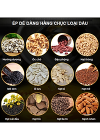 Máy ép dầu thực vật chuyên nghiệp phiên bản nâng cấp hoàn toàn thương hiệu cao cấp Septree T3 - Hàng Nhập Khẩu