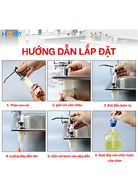 Vòi bơm hút nước rửa chén inox 304 bóng cao cấp Hobby Home Decor NRC5