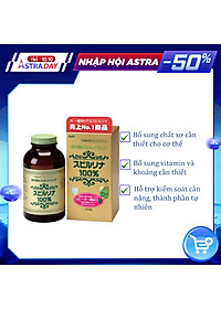 Thực phẩm chức năng Tảo xoắn Spirulina nội địa Nhật Bản 2200 viên