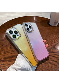 Ốp lưng chống sốc cho iPhone 14 Pro / 14 Pro Max / 12 Pro Max hiệu Likgus Luxury Gradient trang bị viền Camera ánh kim sang trọng , chống sốc chống va đập - Hàng nhập khẩu