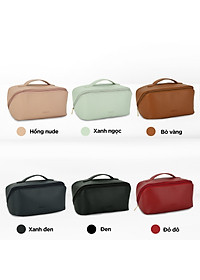 Túi đựng mỹ phẩm nhiều ngăn chuyên dụng, túi nữ xách tay đựng đồ vệ sinh cá nhân mang theo du lịch IDIGO FB2-1232