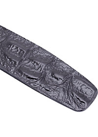 Thắt Lưng Nam Vân Cá Sấu 1 Lớp Huy Hoàng HT4123 (120 x 4 cm) - Đen