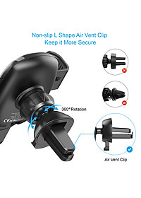 Đế sạc nhanh không dây cho xe hơi CHOETECH T536S - Hàng Chính Hãng 