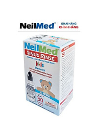 Combo Small FamilyCare: Bình Xịt Rửa Mũi Xoang Cho Gia Đình NeilMed SinusRinse & Moisturize - SX Mỹ (Bình 10 gói lớn; Bình 30 gói bé; 1 chai xịt phun sương)
