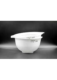 Bộ rổ chậu tròn Sanada Seiko, nhựa PP cao cấp bền đẹp và an toàn, cho thời gian sử dụng lâu dài - nội địa Nhật Bản