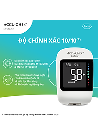 [Bảo Hành Trọn Đời] Máy Đo Đường Huyết ACCU-CHEK Instant Kèm Hộp 50 Que Thử Đường Huyết ACCU-CHEK Instant