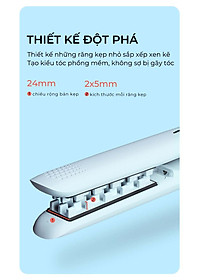 Máy Dập Phồng Chân Tóc BUMAS H8 - Máy Dập Lưỡi Vuông Bấm Phồng Chân Tóc - Phủ Protein Thực Vật - Hạn Chế Hư Tổn Nhiệt - Hàng Chính Hãng