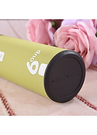Bình Giữ Nhiệt 6 Oup Lỗi Thuỷ Tinh Nắp Inox - Bình Giữ Nhiệt 450ml Giao Màu Ngẫu Nhiên